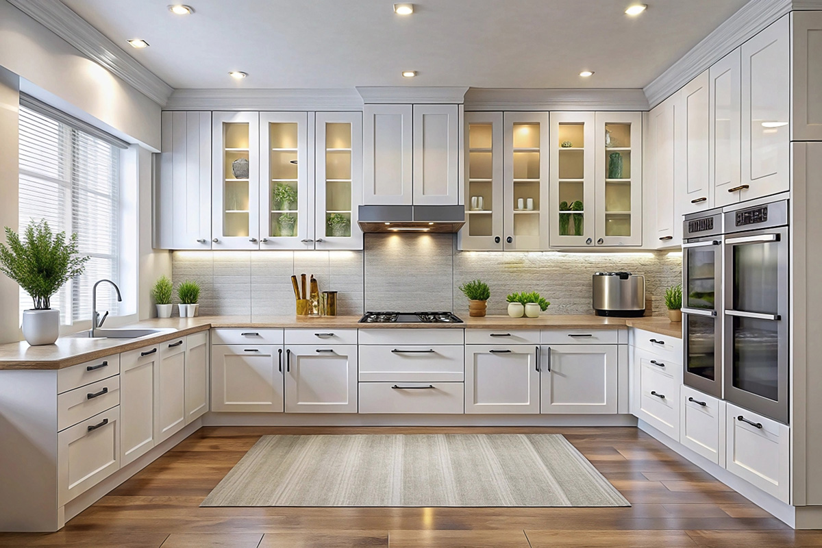 Modern Kitchen U-Shaped Layout