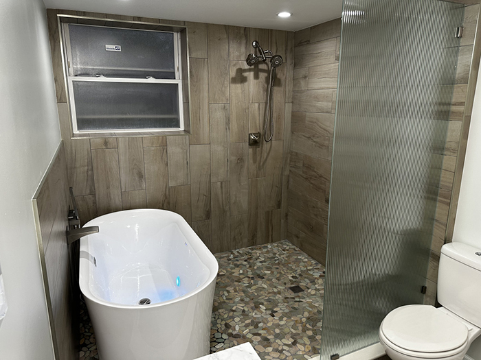 Bathroom remodeled by ADS Building and Remodeling - After