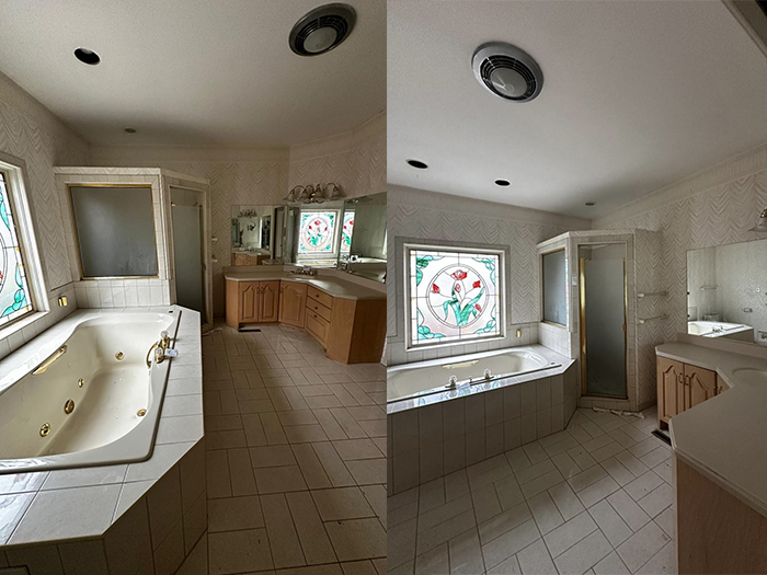 Bathroom remodeled by ADS Building and Remodeling - Before
