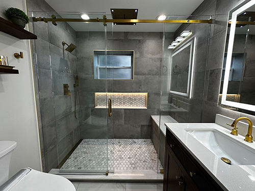 Bold Elegance: A Luxury Bathroom Remodeling Showcase