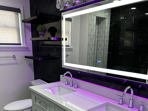 Modern Bathroom Renovation – Turning Basic into Bold Design
