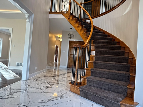Staircase & Foyer Transformation – Glen Ellyn, IL